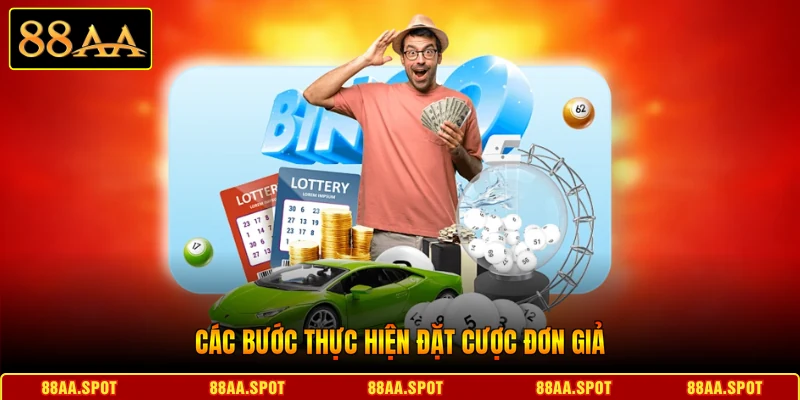 Các bước thực hiện đặt cược đơn giản