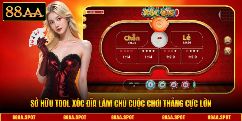 Sở Hữu Tool Xóc Đĩa Làm Chủ Cuộc Chơi Thắng Cực Lớn